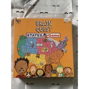 2013 Brain Quest United States Geography Card Trivia Game Grade 3-6 99% COMPLETE